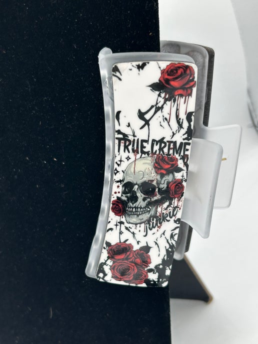 Crime Scene Sublimated Large Hair Clip