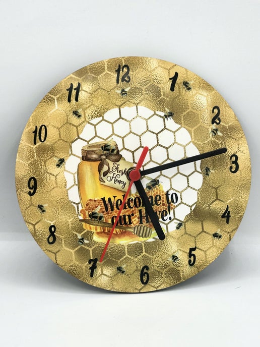 Sublimated Wall Clock 8 Inch