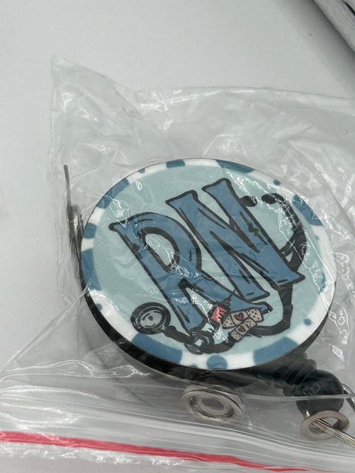 Round Badge Reel Sublimated