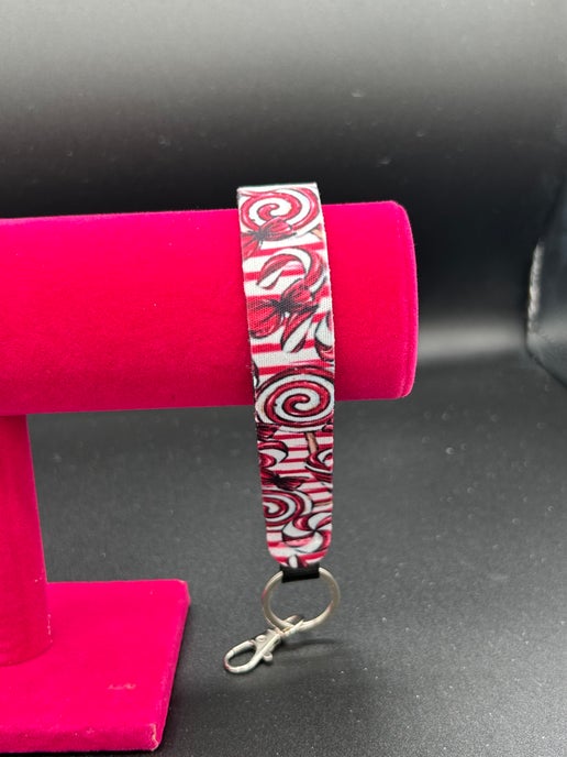 Neoprene Wristlet Sublimated Keychain