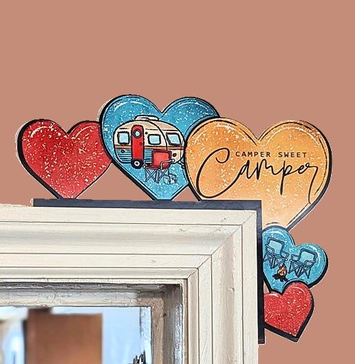 Hearts Shaped Sublimated Corner Sitter