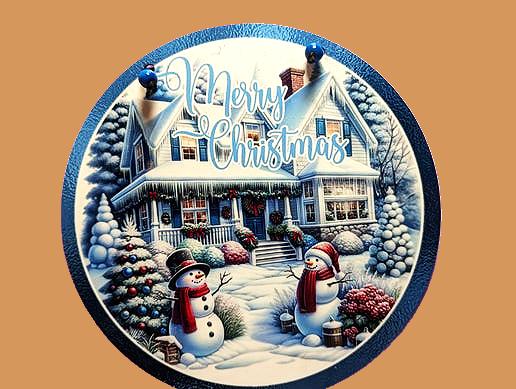 Round Sublimated Door Hanger