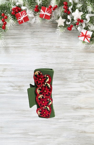 Heart Shaped Sublimated Hair Clip Large