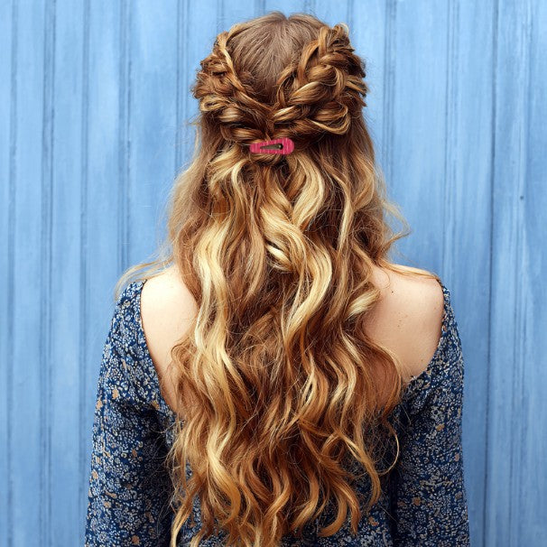 Open Triangle Shaped Sublimated Barrette