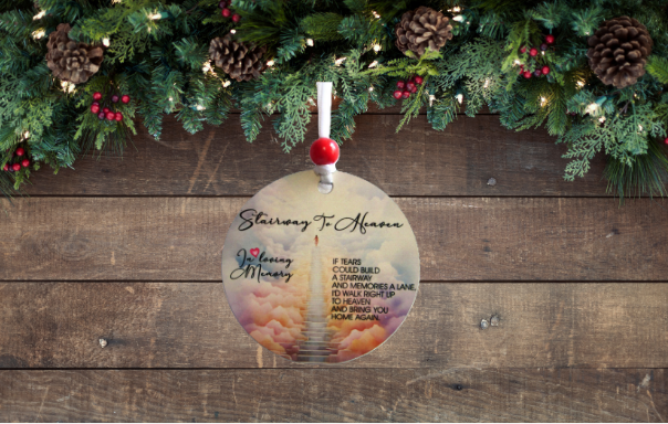 Round Shaped Sublimated Ornament