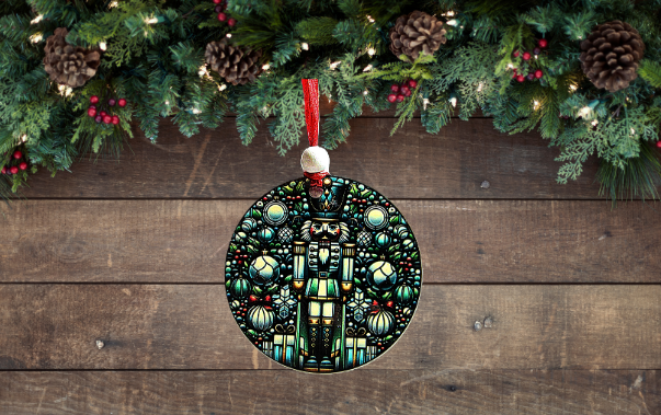 Round Shaped Sublimated Ornament