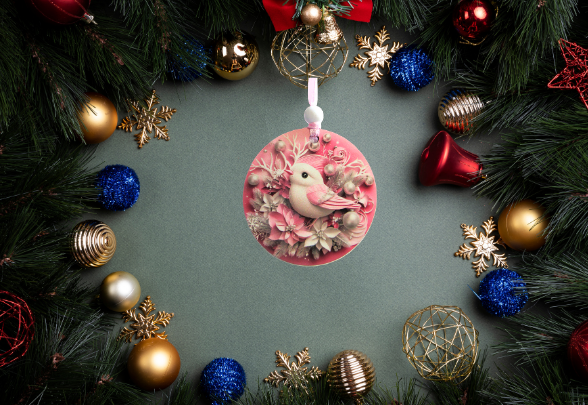 Round Shaped Sublimated Ornament