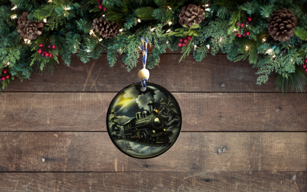 Round Shaped Sublimated Ornament