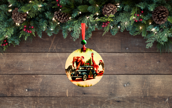 Round Shaped Sublimated Ornament