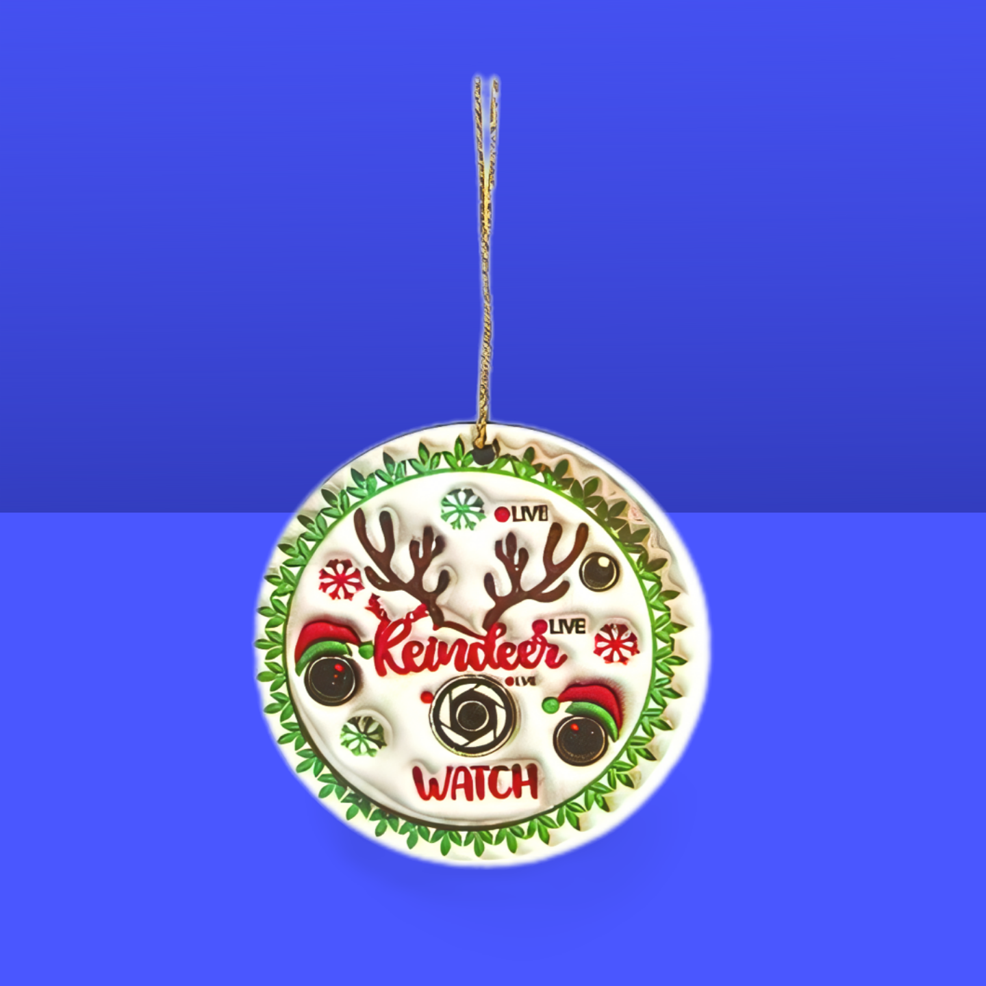 Round Shaped Sublimated Ornament