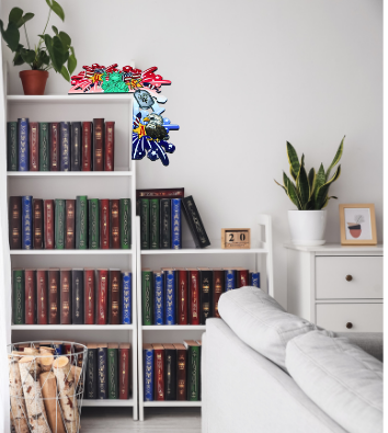 Fireworks Shaped Corner Sitter