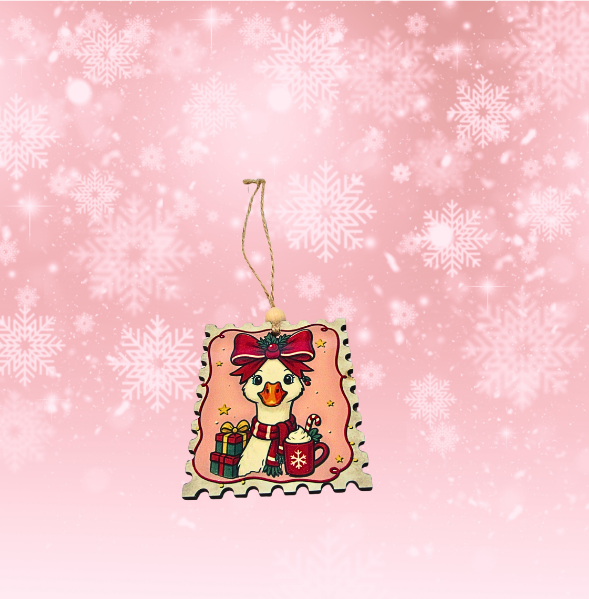 MDF-Vertical Stamp Shaped Sublimated Ornament