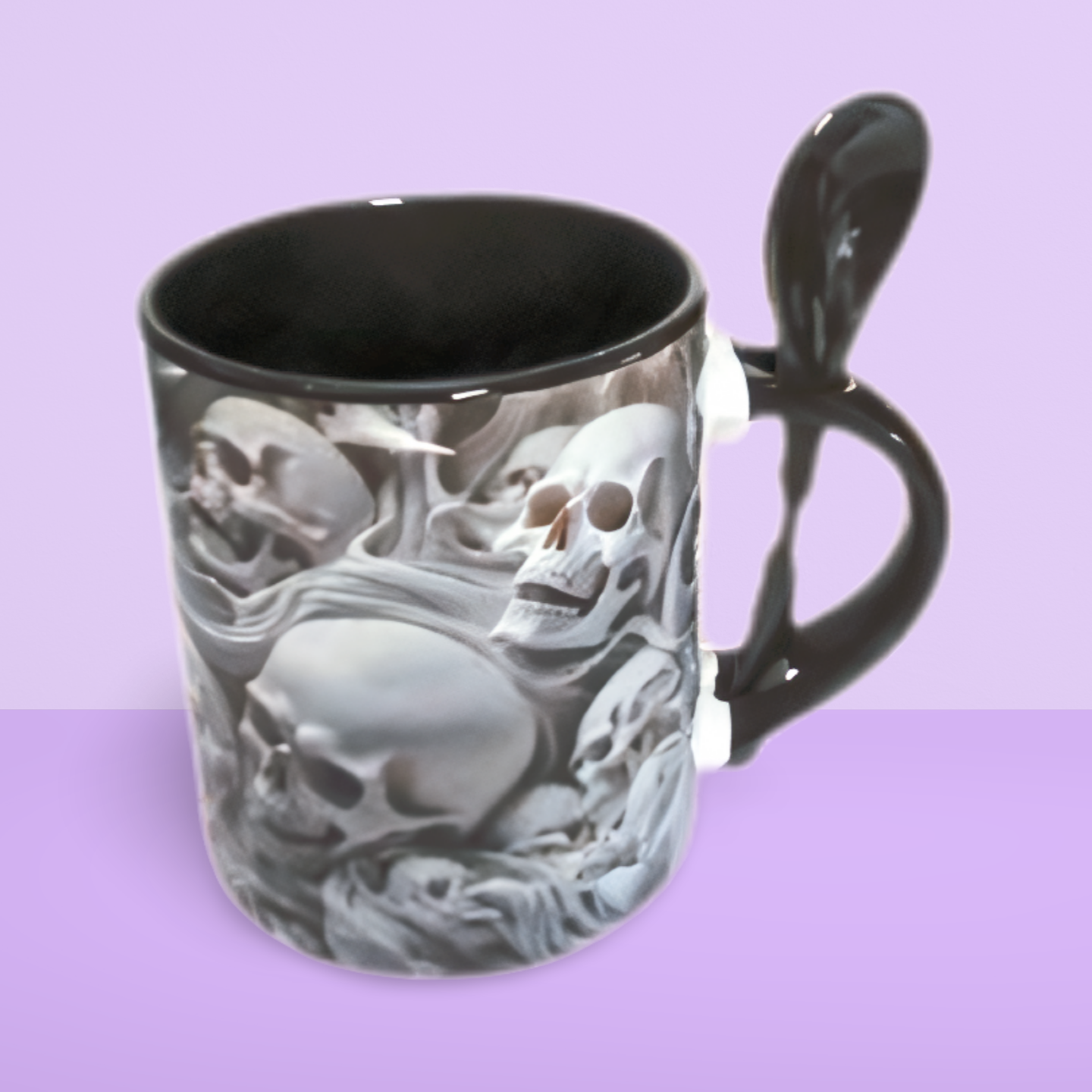 11 oz. Colored Sublimated Mug with Spoon