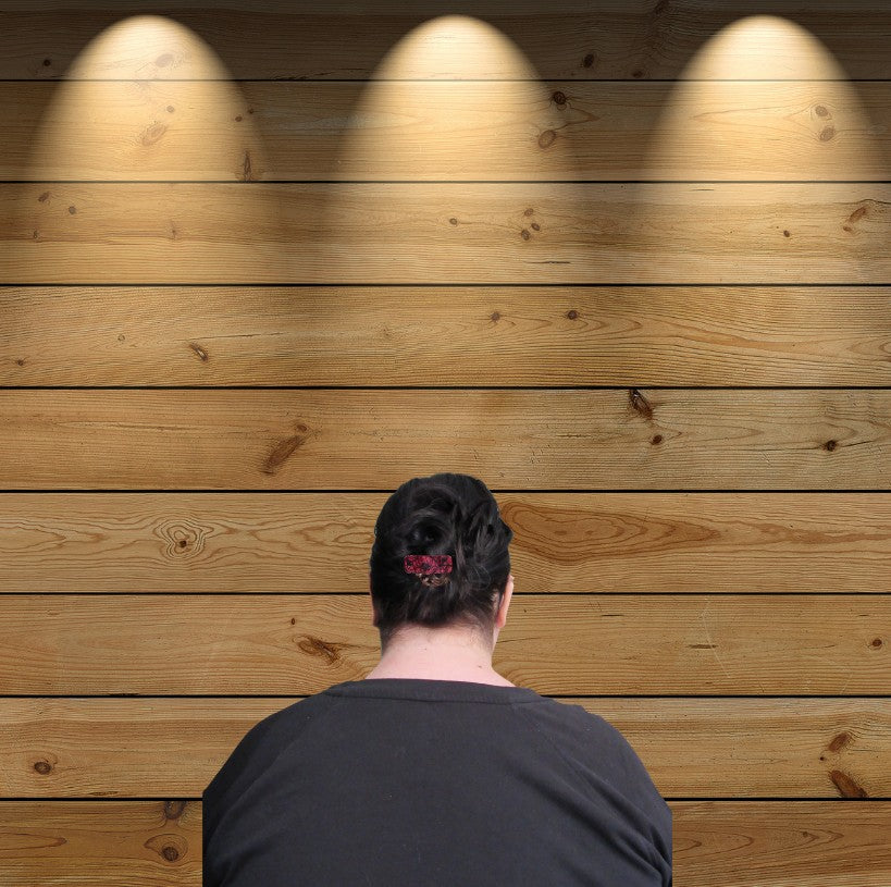 Rectangle Shaped Sublimated Barrette