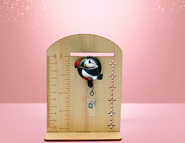 MDF- Toucan Shaped Sublimated Badge Reel