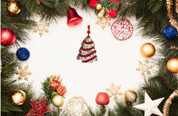 Tree Shaped Sublimated Ornament
