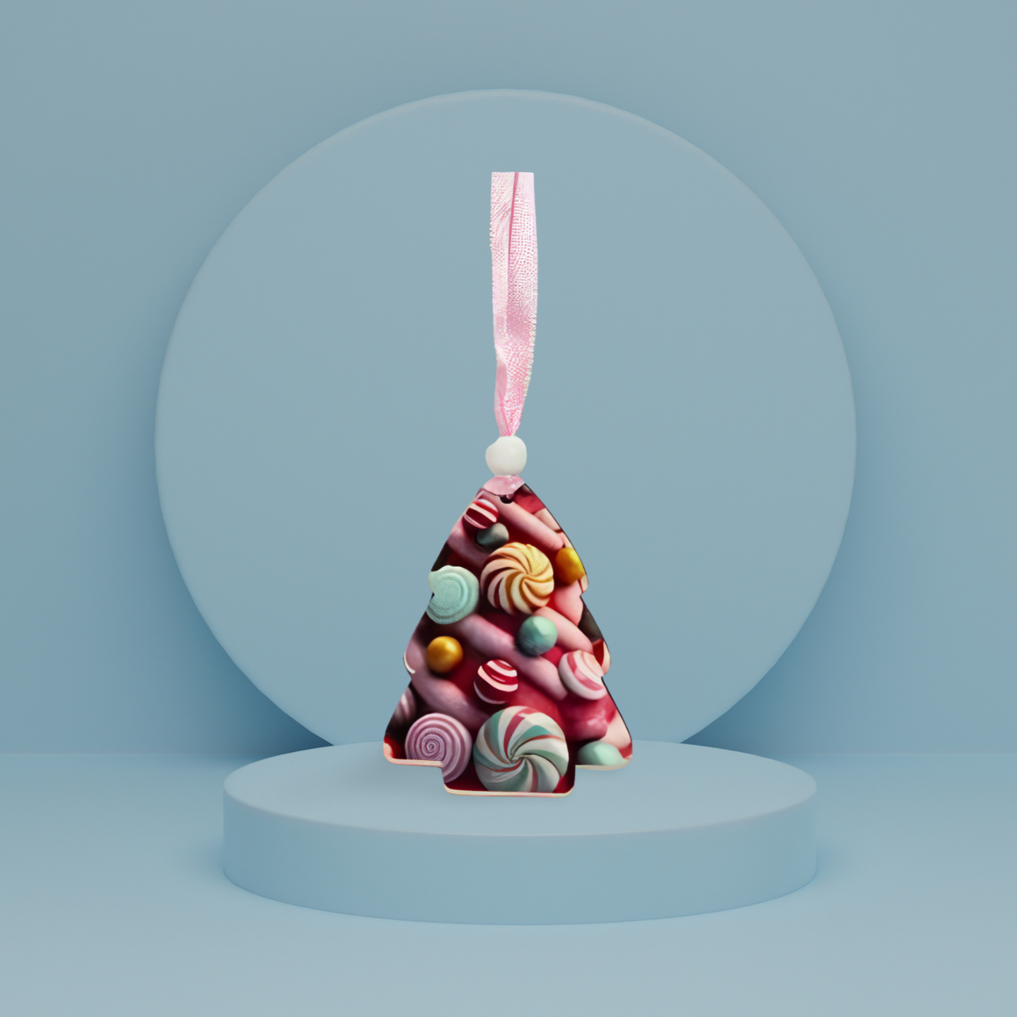 Tree Shaped Sublimated Ornament