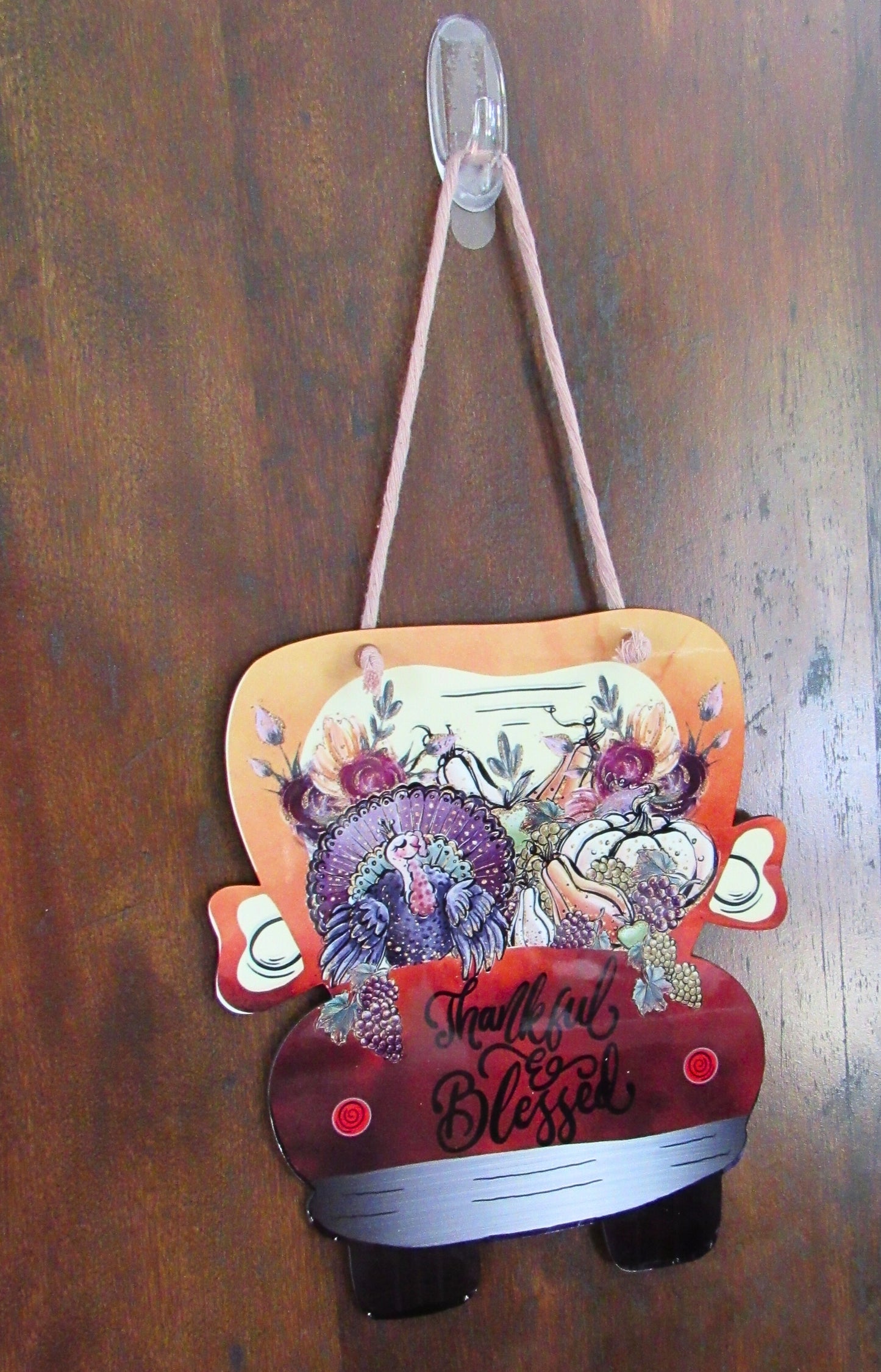 Truck Shaped Sublimated Door Hanger