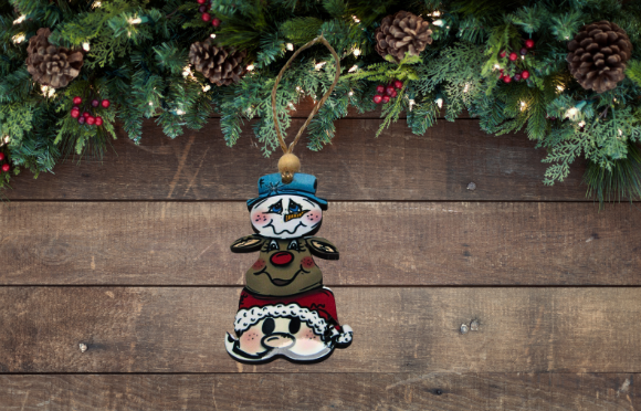MDF- Christmas Trio Shaped Sublimated Ornament