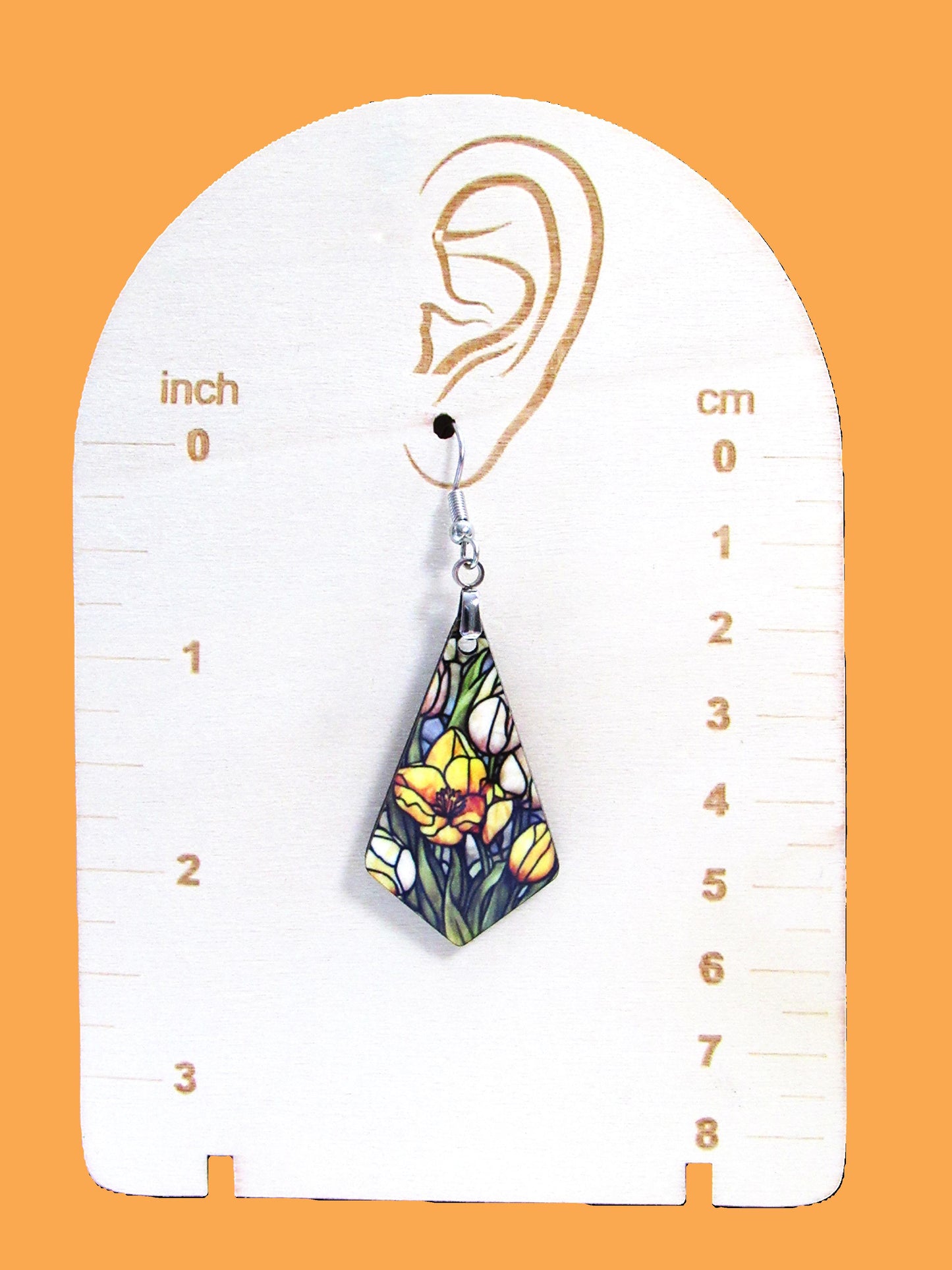 Boho Geometric Shaped Sublimated Earrings