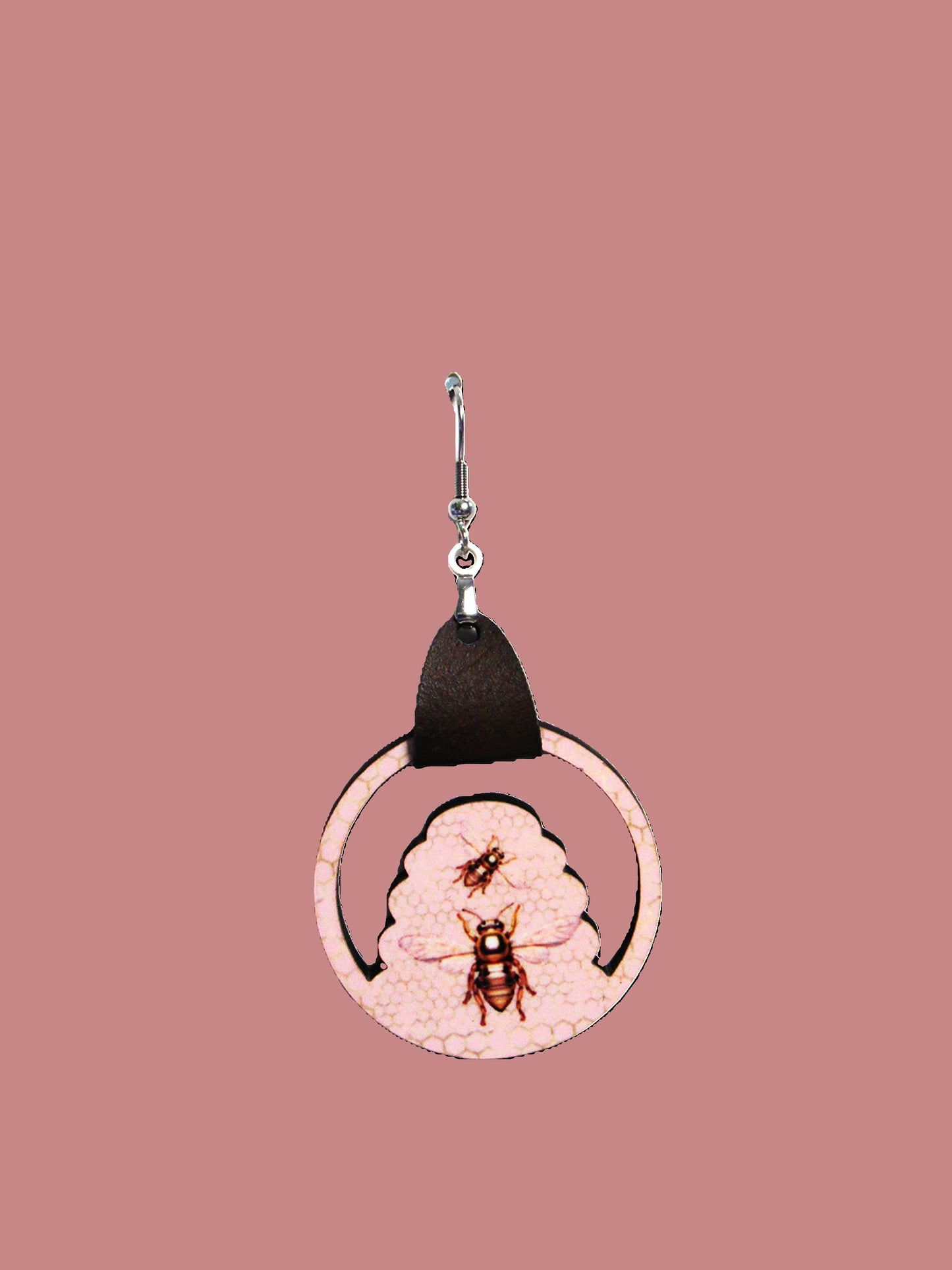 Beehive Shaped Sublimated Earrings