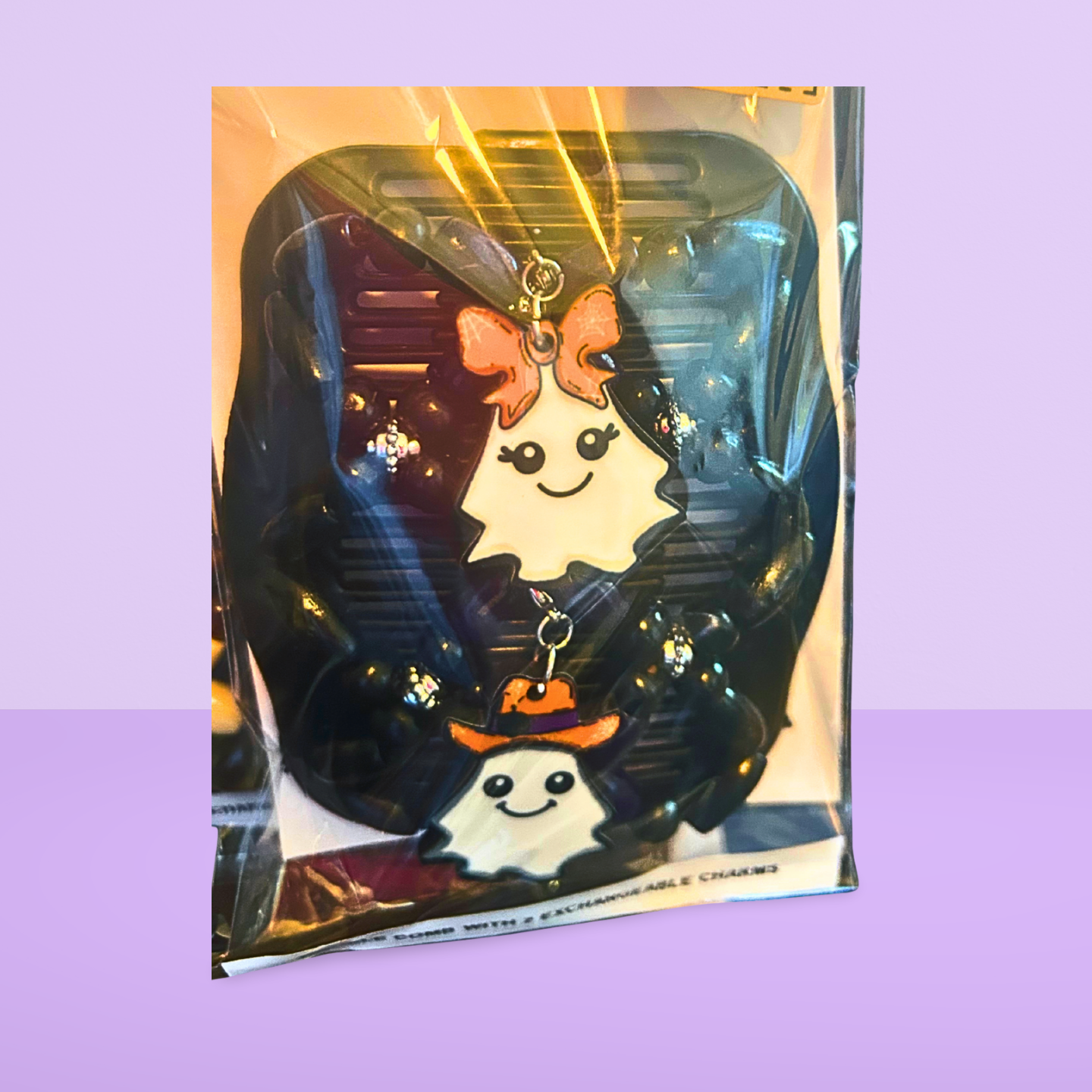 Double Comb Hair Clip With Sublimated Interchangeable Charms