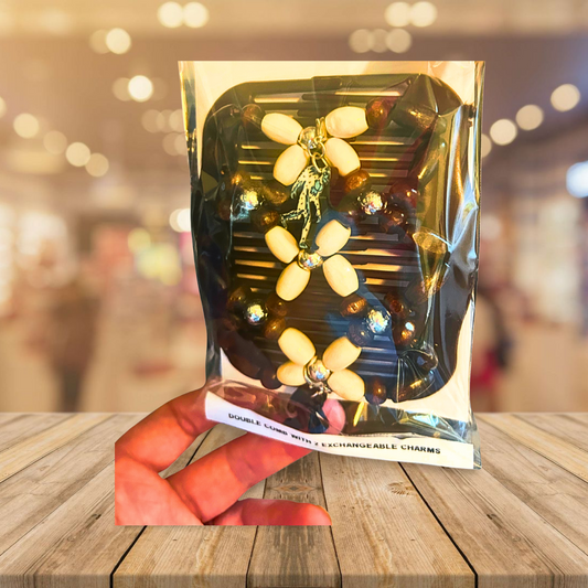 Double Comb Hair Clip With Sublimated Interchangeable Charms