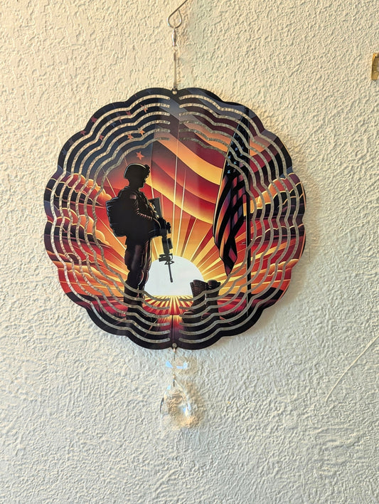 8 inch Wind Spinner Sublimated