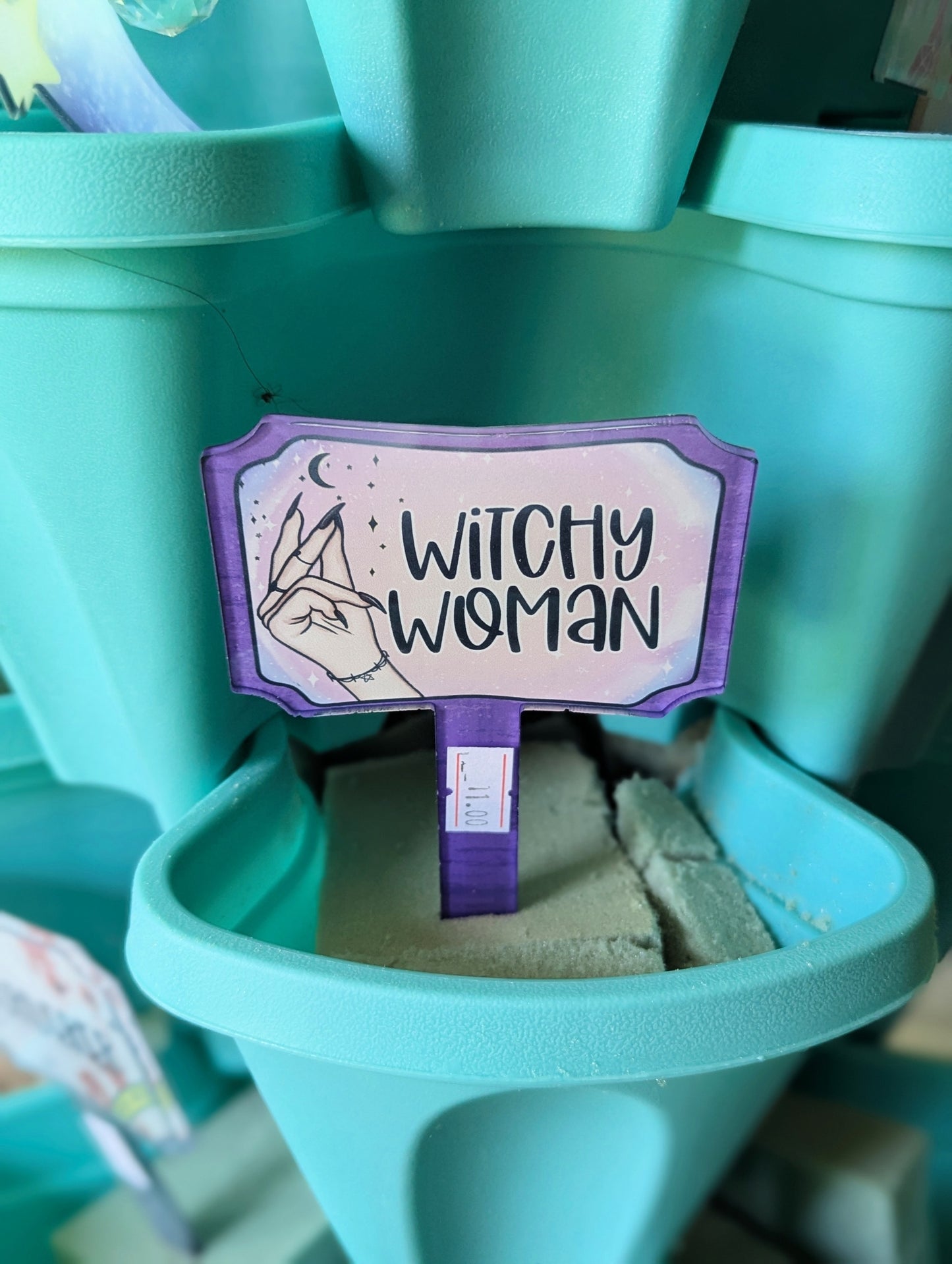 Acrylic Rectangle Shaped Sublimated Garden Stake