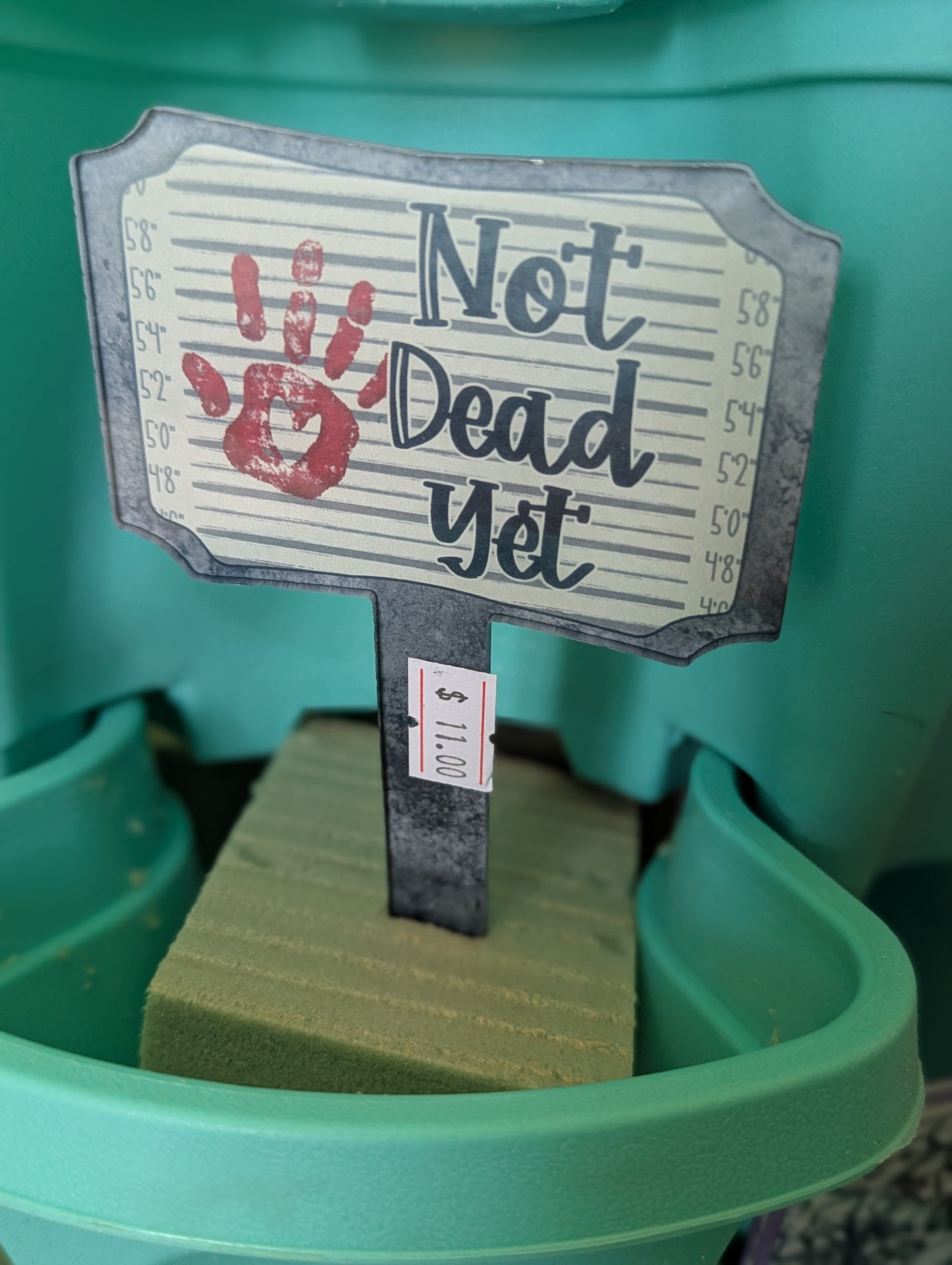 Acrylic Rectangle Shaped Sublimated Garden Stake