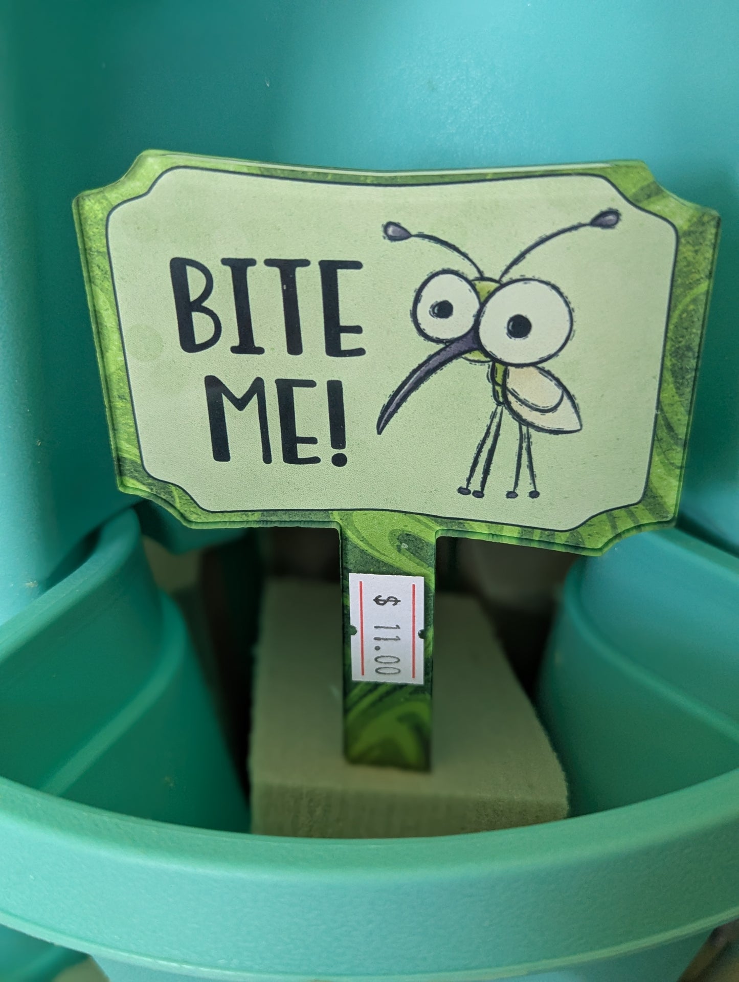 Acrylic Rectangle Shaped Sublimated Garden Stake