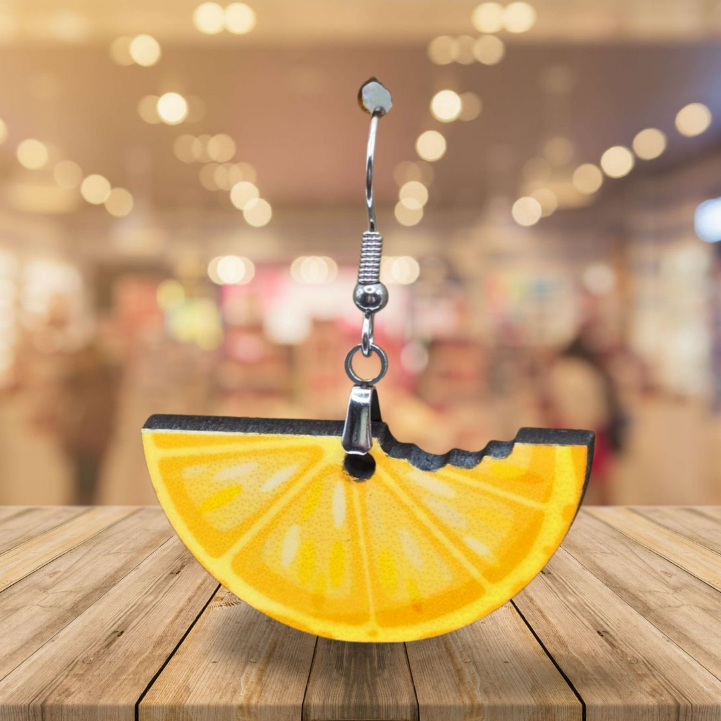 Fruit Wedge Shaped Sublimated Earrings 1.5 inch