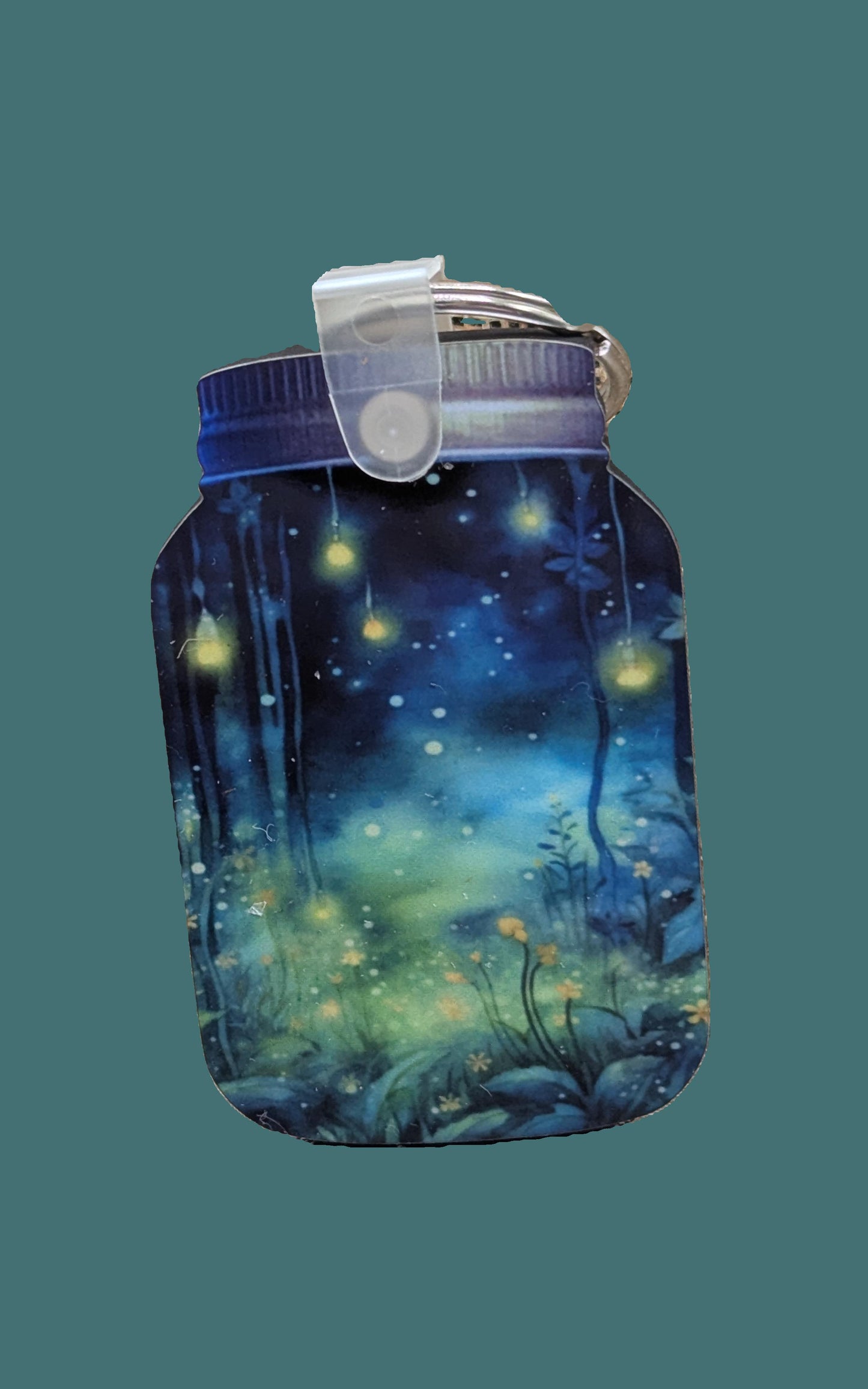Mason Jar Shaped Sublimated Keychain MDF