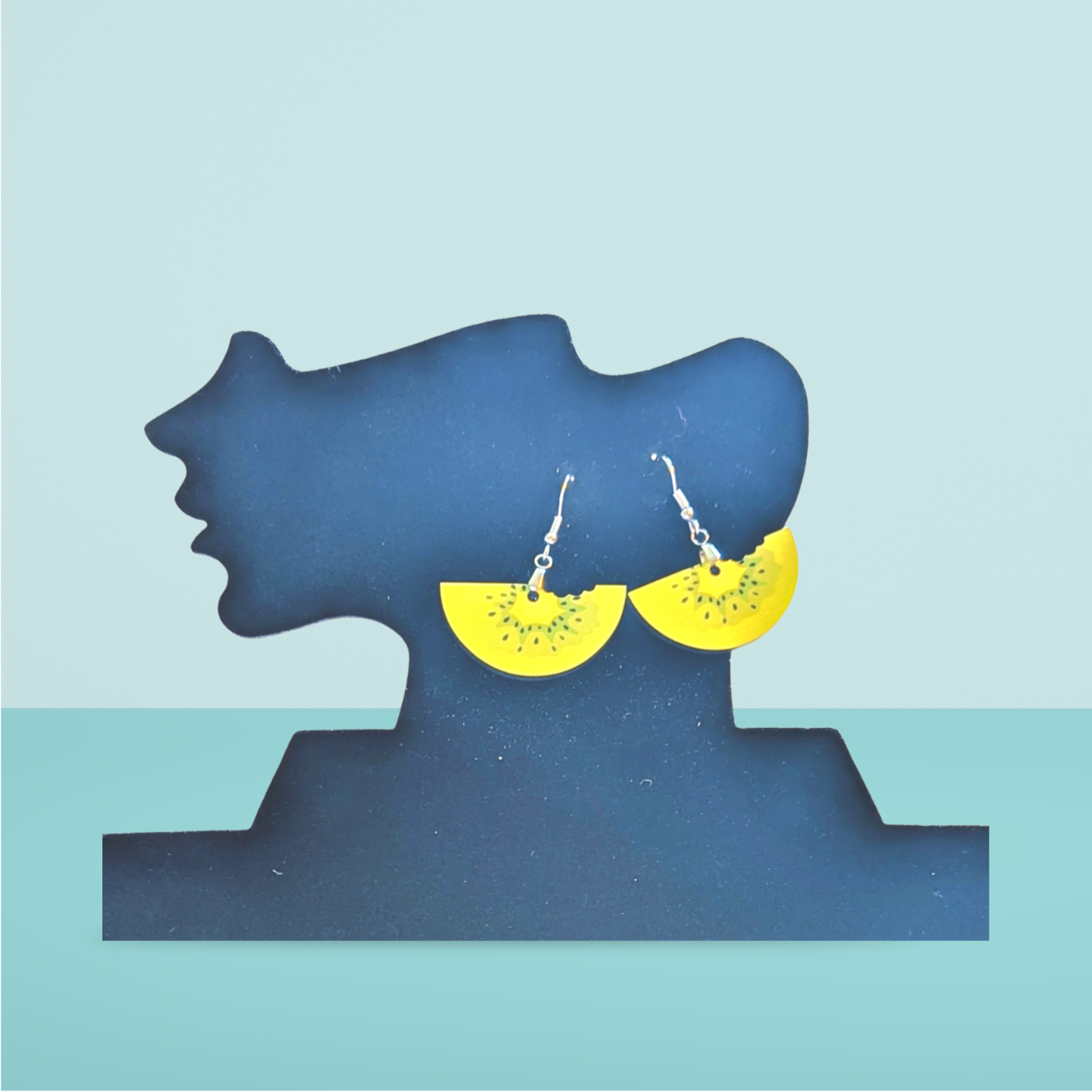 Fruit Wedge Shaped Sublimated Earrings 1.5 inch