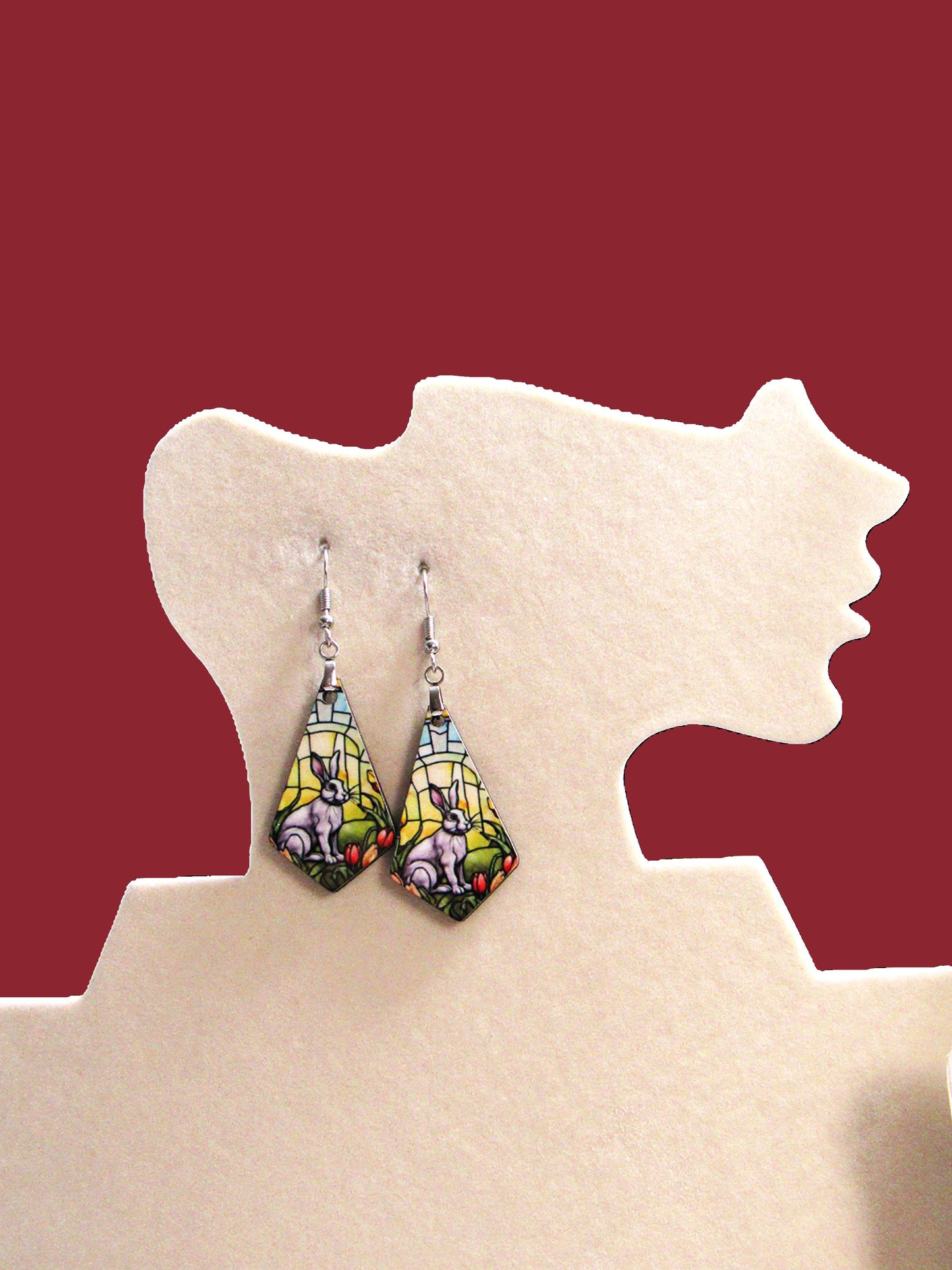 Boho Geometric Shaped Sublimated Earrings