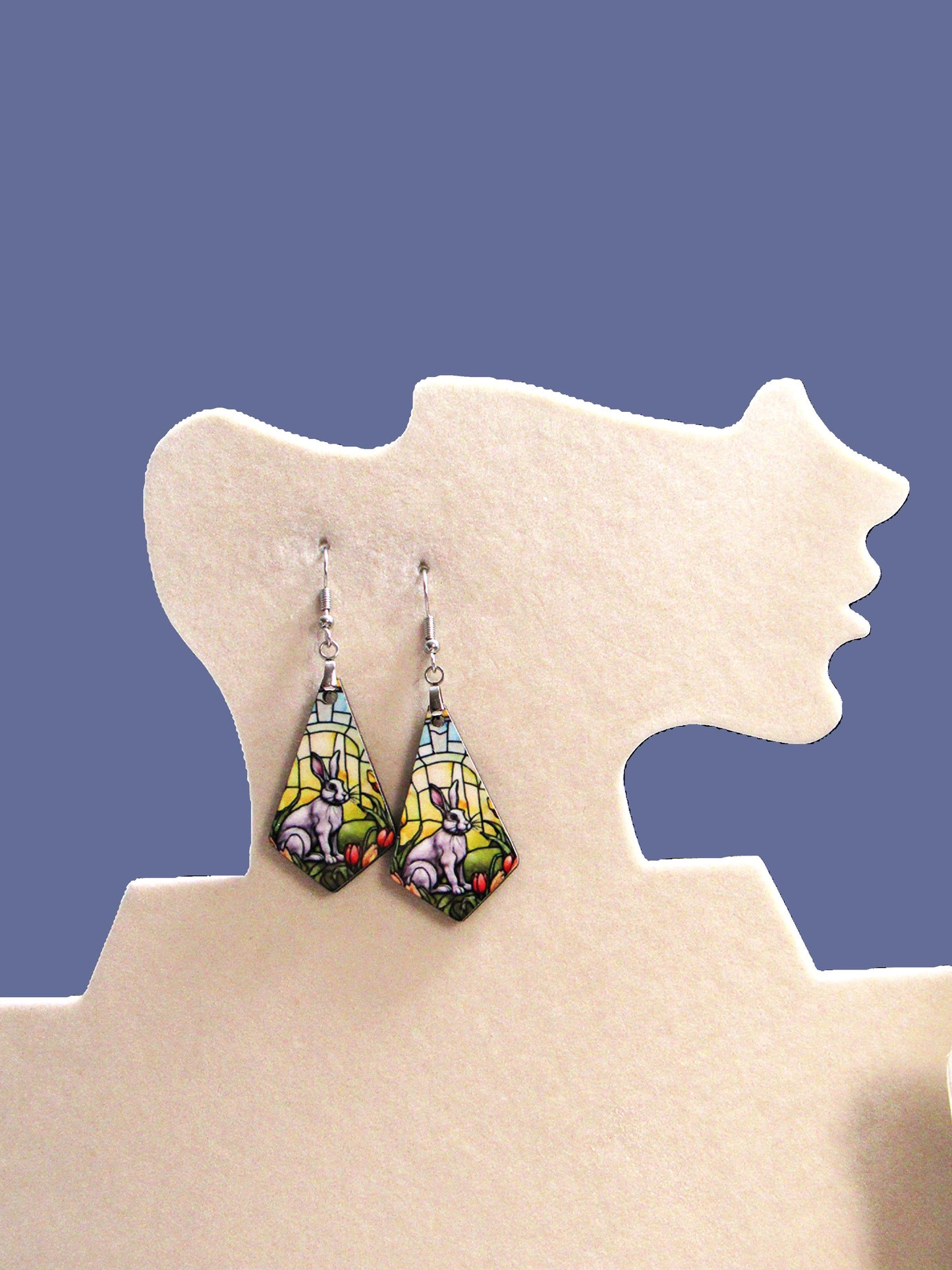 Boho Geometric Shaped Sublimated Earrings