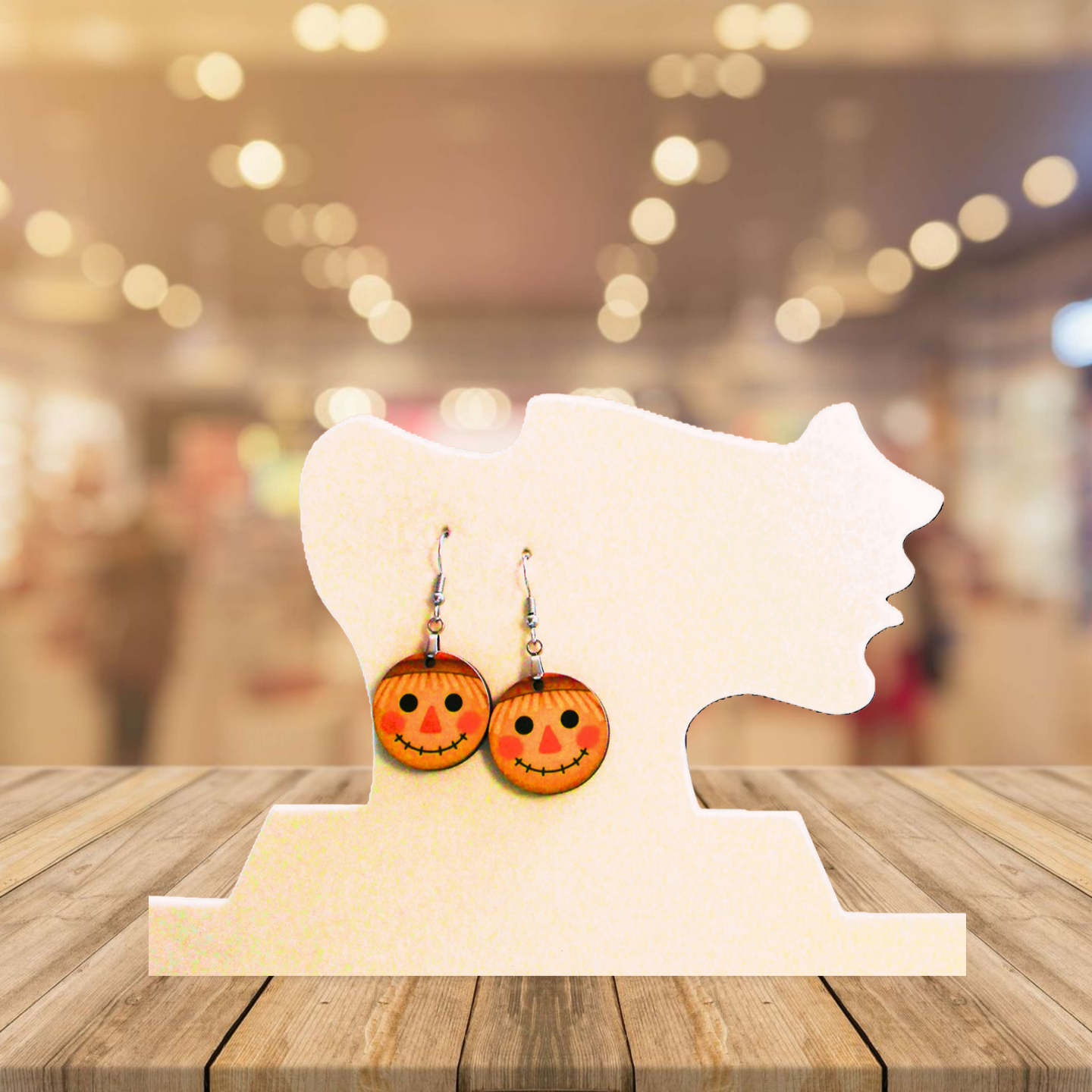 Round Shaped Sublimated 1 inch Earrings