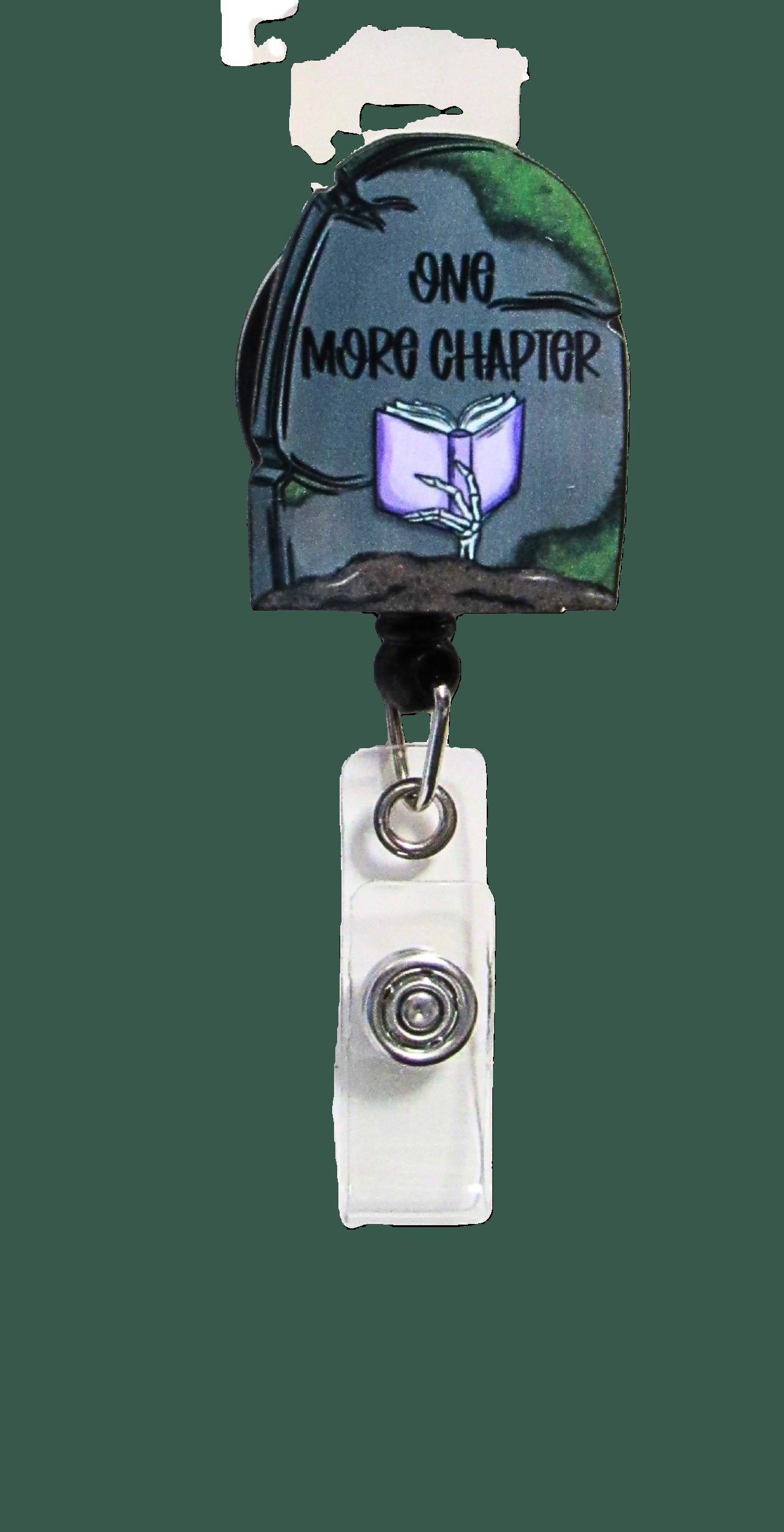 Grave Stone Shaped Sublimated Badge Reel