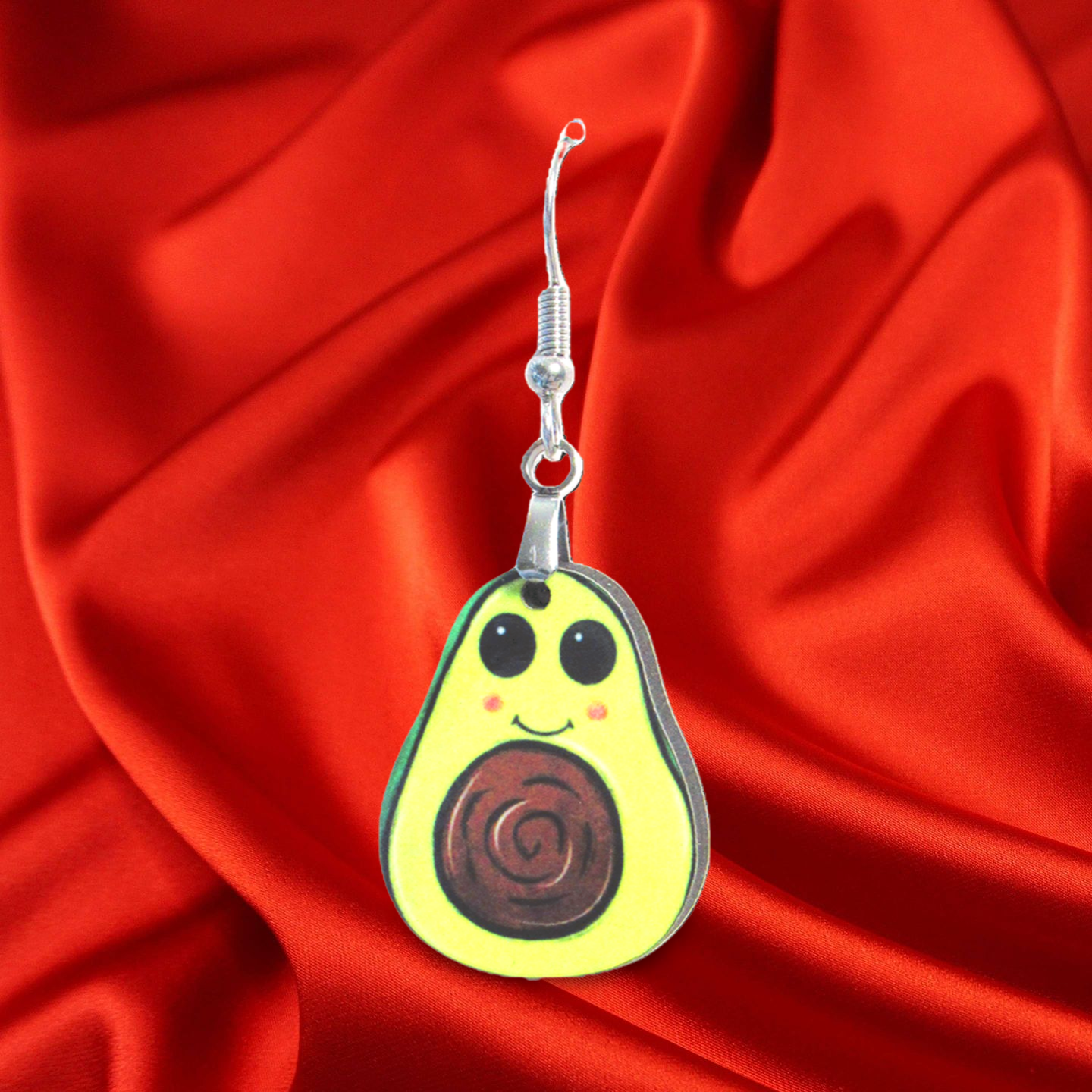 Avocado Shaped Sublimated Earrings