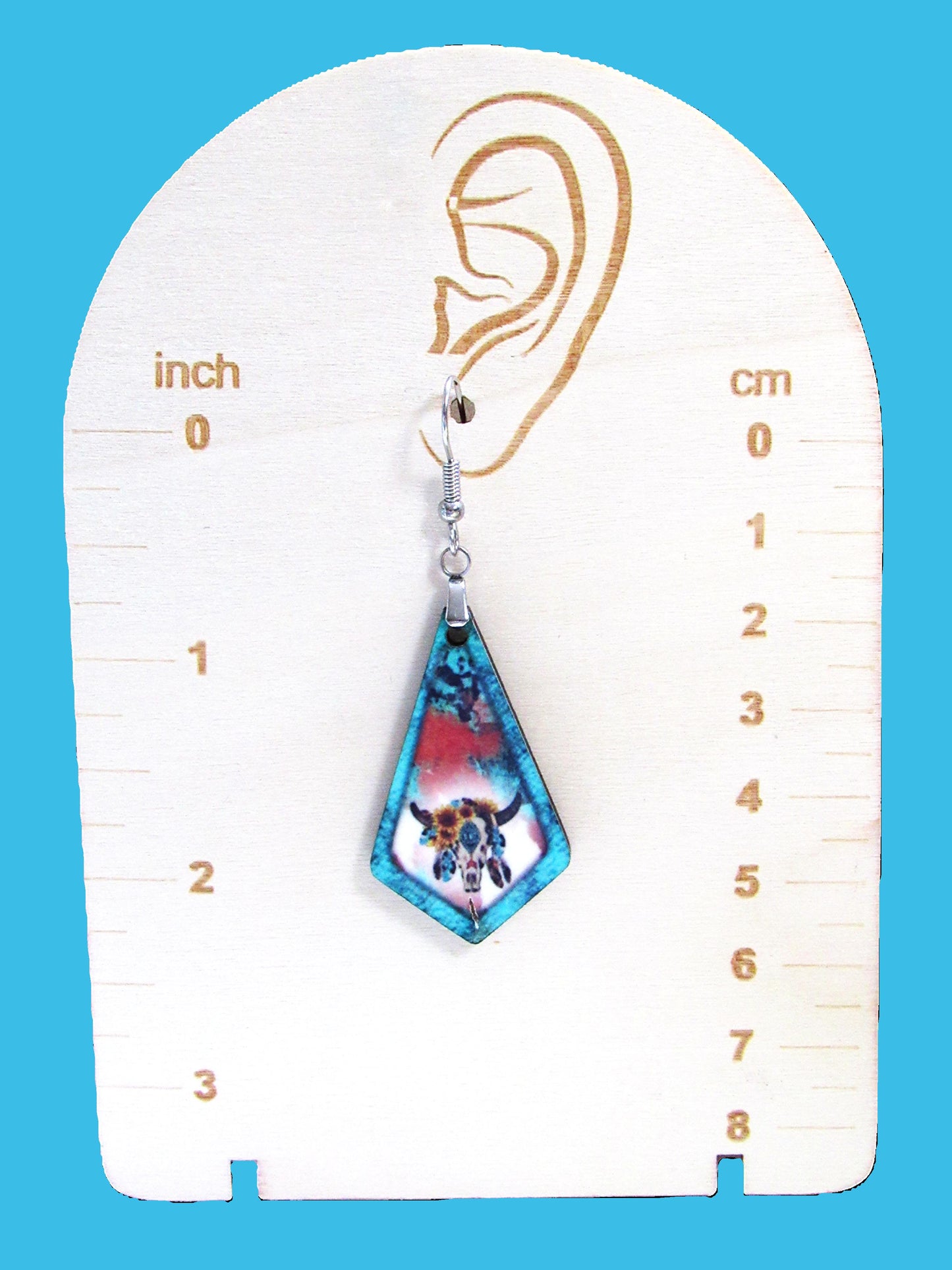 Boho Geometric Shaped Sublimated Earrings