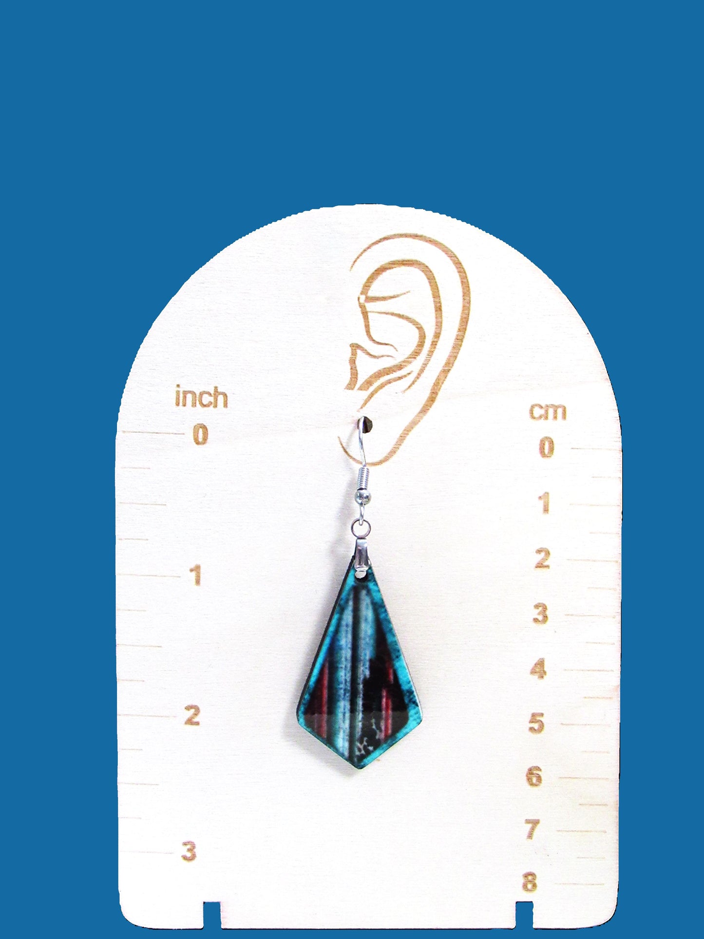 Boho Geometric Shaped Sublimated Earrings