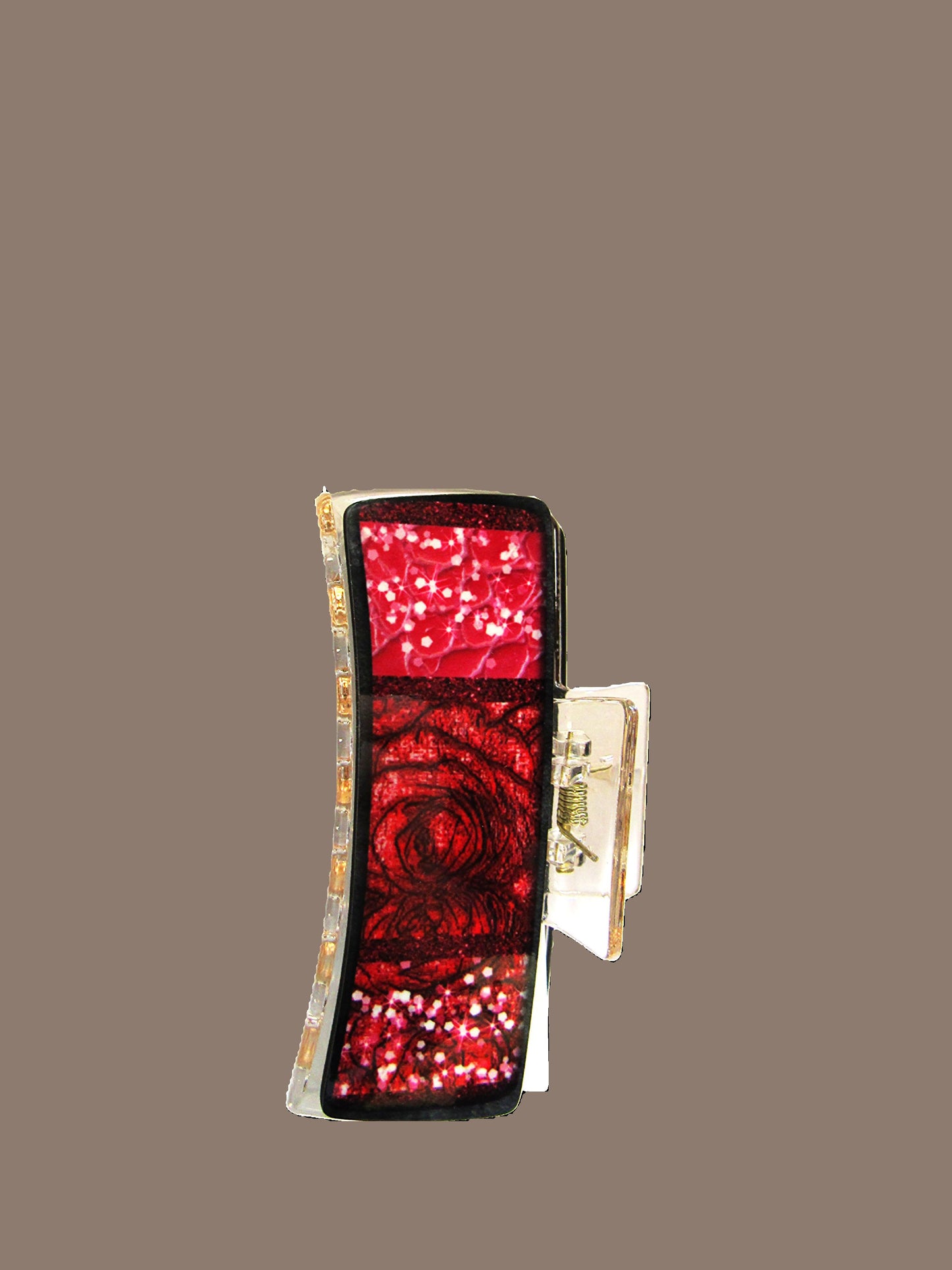 Valentines Themed Sublimated 4 inch Hair Clip