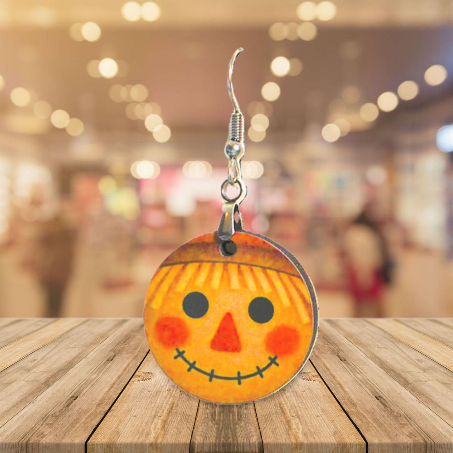 Round Shaped Sublimated 1 inch Earrings