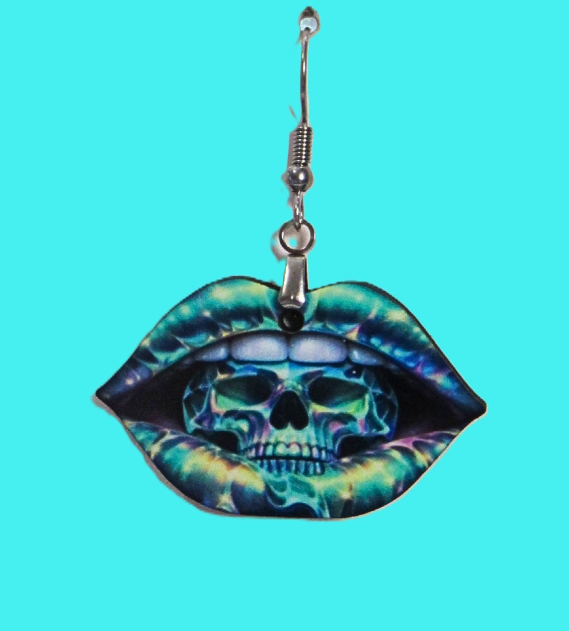 Lip Shaped Sublimated Earrings 1.5 inch