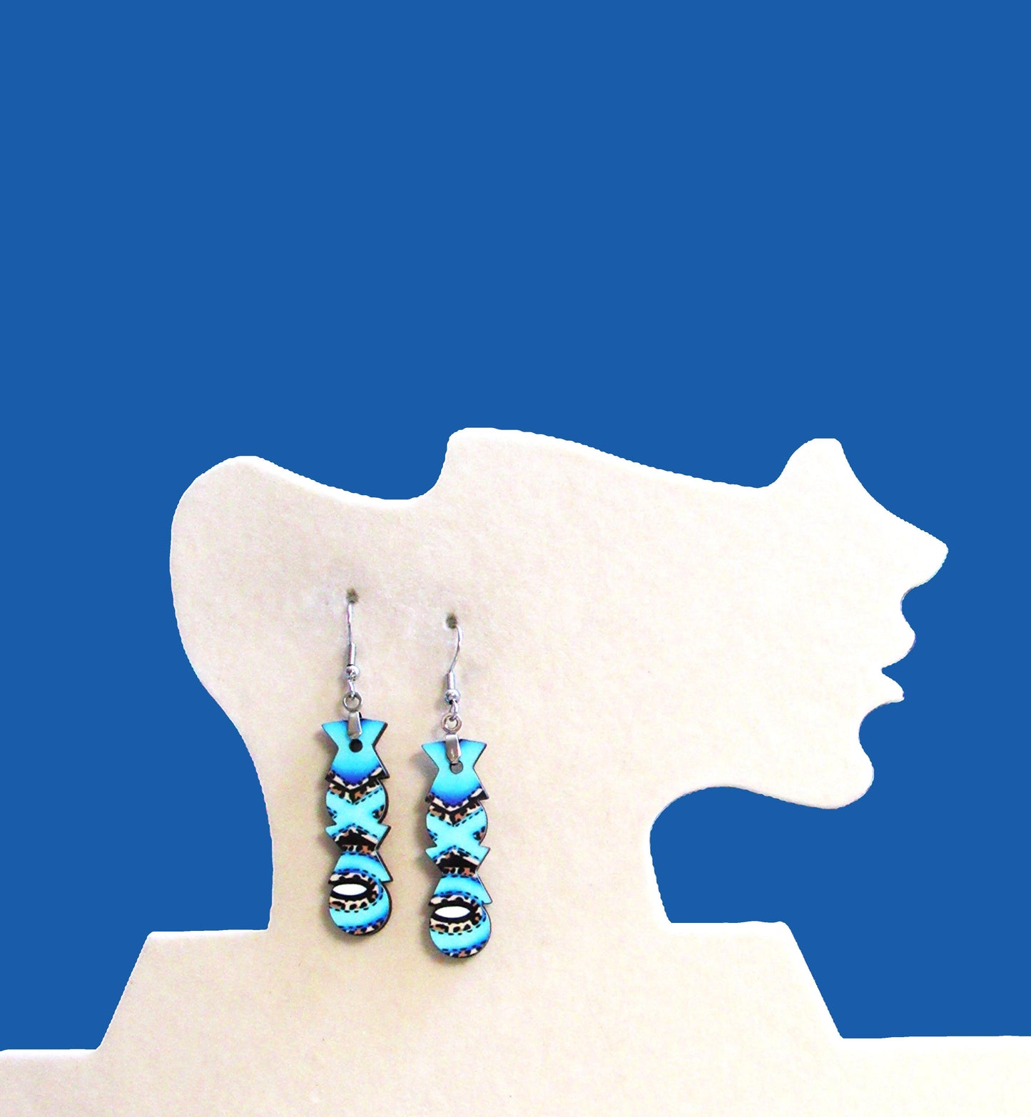 XXO  Shaped Sublimated Earrings