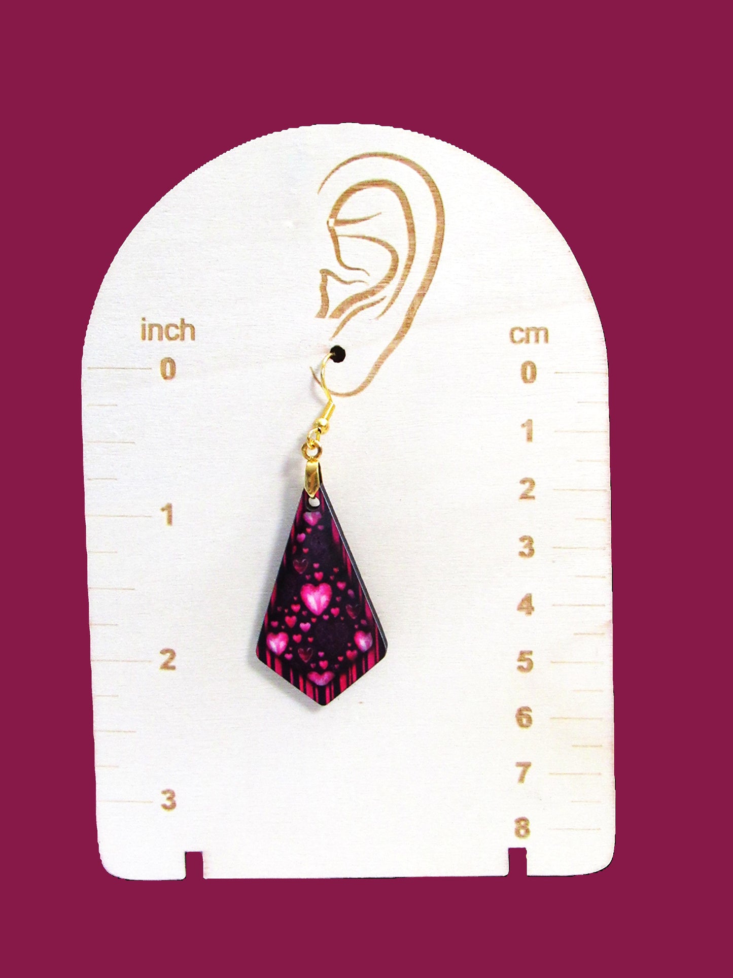 Boho Geometric Shaped Sublimated Earrings