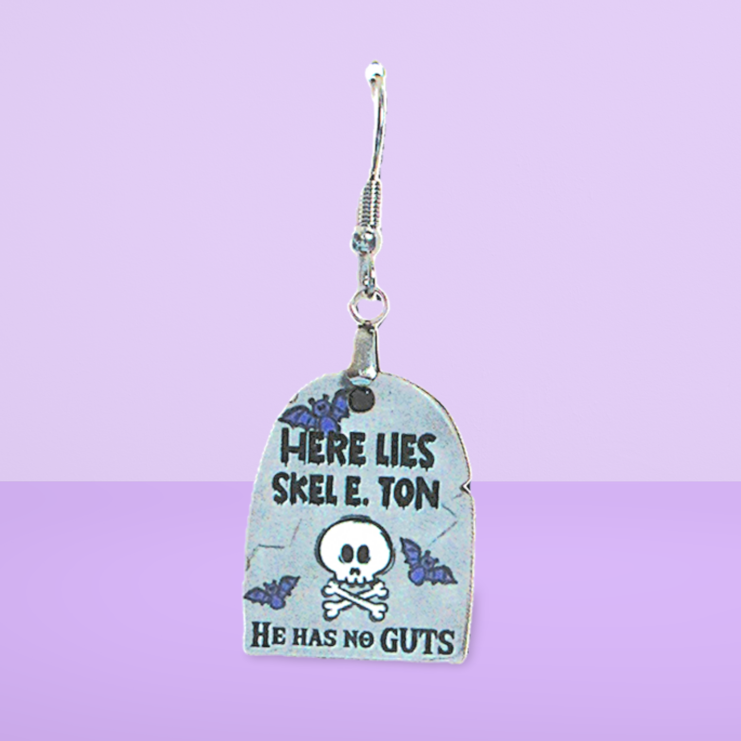 Grave Stone Shaped Sublimated Earrings 1 inch