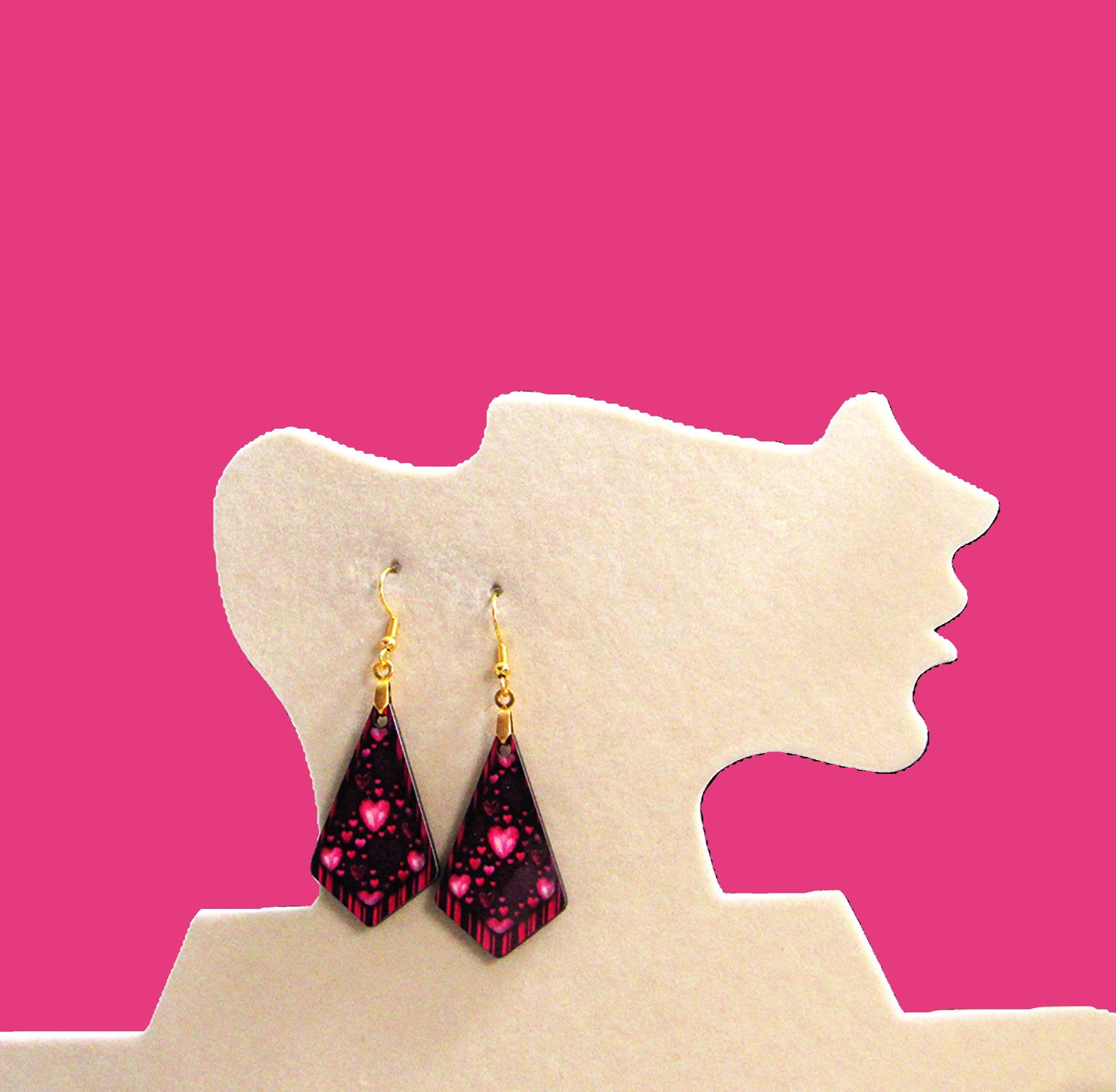 Boho Geometric Shaped Sublimated Earrings