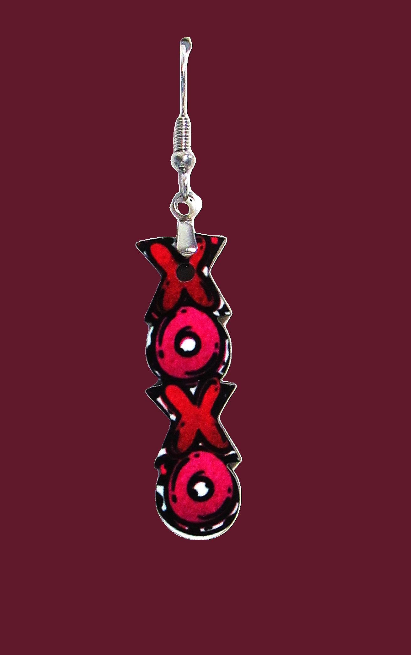XOXO  Shaped Sublimated Earrings