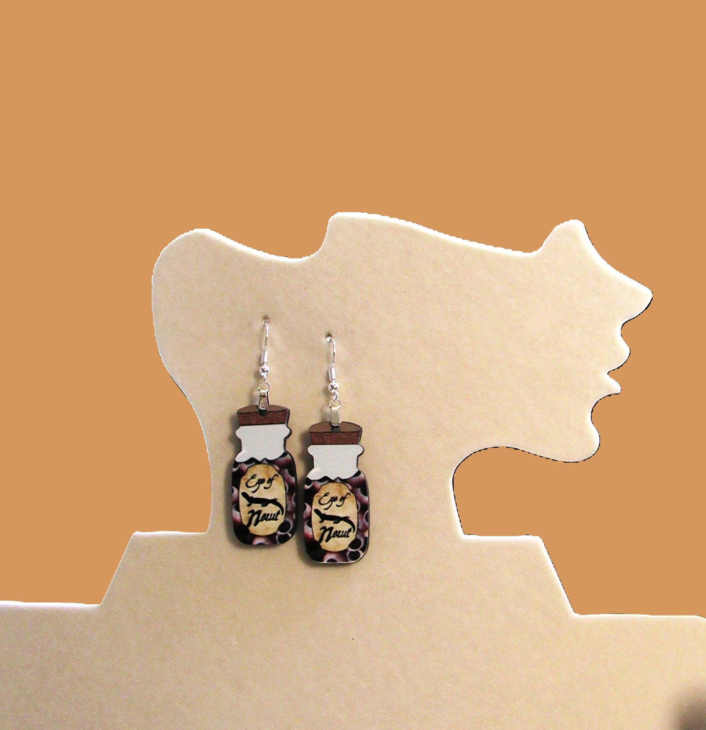 Vial Shaped Sublimated Earrings